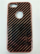 Чехол ТПУ для iPhone 7, арт.009378 (Золотой + черный)