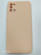 Накладка new Silicone Case TPU силикон без логотипа Samsung A31, пудра