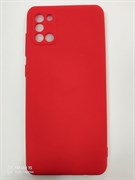 Накладка new Silicone Case TPU силикон без логотипа Samsung A31, красная