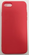 Накладка Soft-touch  iPhone 7/8/SE 2020, красная