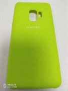 Силиконовый чехол Samsung G960F Galaxy S9 Silky and Soft-touch finish, ярко-желтый
