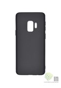 Чехол для SAMSUNG Galaxy S9, матовый, чёрный, в техпаке