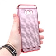 Чехол ТПУ+пластик для Samsung Galaxy S8 Plus, арт.009808 (Розовый)