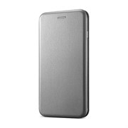 Чехол-книга Fashion Case Samsung G973F Galaxy S10 с силиконом и магнитом, серебро
