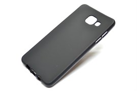 Силиконовый чехол Samsung A510 Galaxy A5 2016 "Matte Case" в тех. паке, черный