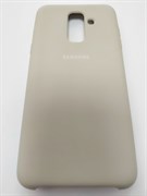 Панель Soft Touch для Samsung Galaxy A6+ (2018), арт. 007001 (Античный белый)